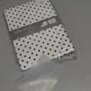 Seorsok Compatible with MacBook Air 13 Inch Case 2022 2021 2020 2019 2018 Release A1932 A2179 M1 A2337 Touch ID,Elegant Leather Plastic Hard Shell Case & Keyboard Cover,Black Polka Dots Design,White