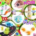 100 Pack Prefilled Easter Eggs with Toys Inside,Plastic Eggs Fillers, Easter Basket Stuffers, Party Favors Supplies, Classroom Prizes Bulk Toys, Easter Hunt Gifts