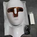 Red Light Therapy Mask for Face & Neck, LED Face Light Therapy,USB C Rechargeable,Infrared Mask for Home Working Travel Yoga (Blush)