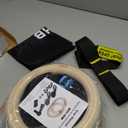 GHB Gymnastic Rings Wooden Gym Rings 1.25" Olympic Rings Adjustable Straps Pull Up Rings Sets for Workout Bodyweight Fitness Training