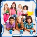 Cholemy 50 Pcs Video Game Plastic Cups 12 oz Reusable Stadium Cups for Gaming Party Favors Level Up Gamer Drinking Tumblers Birthday Party Decorations Supplies