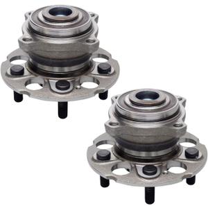 TUCAREST 512344 x2 (Fit Vehicles w/FWD Only) Rear Wheel Bearing and Hub Assembly Compatible with 2007-2011 Ho-nda CR-V, 2012-2015 Crosstour, 2010-2011 Accord Crosstour [5 Stud Hub]