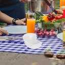 Hemoton Creative Ceramic Sauce Plate 5.11 Inch Decorative Oyster Shape Condiment Tray for Serving Soy Sauce and Seasonings Ideal for Home and Restaurant Dining