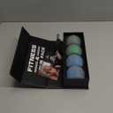 Jawzrsize Athletic Bundle Jaw Enhancer - Jaw, Face, and Neck Exerciser, Helps Reduce Stress and Cravings - Facial Exercise (Pop N Go & Custom Fit (Beg., Adv., & Elite), Green & Blue)