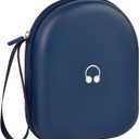 Headphone Case Compatible with JBL Tune 510BT/ 520BT/ for Sony WH-CH520/510/ for JBL Live 460NC/670NC Wireless On-Ear Headphones, Bluetooth Head Phones Storage Bag for Charging Cable -Dark Blue