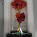 Childom Mothers Day Flowers Gifts for Mom Grandma,Birthday Gifts for Women,Valentines Gifts for Her,Mom,Women,Wife,Grandma,Light Up Rose in Glass Dome,Colorful Red Mothers Day Flowers for Delivery