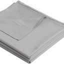 Flat Sheet-Premium Hotel 1-Piece Top Sheet, Luxury and Soft Quality Bedding Flat Sheet, Wrinkle-Free, Stain-Resistant (Gray, Queen)