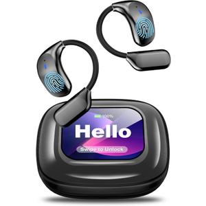 OWS LX-80 Black Wireless Bluetooth AI Language Translator Earbuds