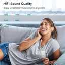 MP3 Player with Bluetooth 5.0, 1.8 inch Screen Portable Music Player with HD Speaker, HiFi Music Supports FM Radio, Voice Recorder, Supports Expanded Up to 128GB(White, 32GB)
