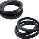 754-04195 954-04195A 1/2" x 37" Auger Drive Belt for Snow Throwers  Compatible with MTD, Troy-Bilt, Cub Cadet, Craftsman, Yard Man, Yard Machines Snow Blowers,Replaces 754-04195A 954-04195A2/Pack