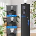 10L/2.64Gal Humidifier, Top Fill Quiet Ultrasonic Cool Mist Humidifiers for Bedroom, Covers 550ft, 60H Runtime, 24H Timer, 3 Mist Modes Humidifier Large Room, Home, Office, Plants, Black