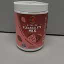 Electrolyte Powder  Zero Sugar Hydration Mix | 90 Servings | Keto, Vegan, Gluten-Free | Natural Electrolytes for Muscle Recovery, Energy & Immune Support | Strawberry Flavor | For Runners, Women