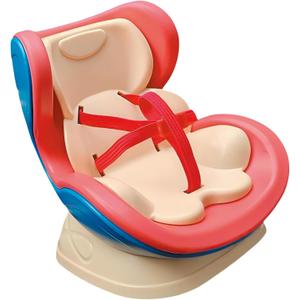 Christmas Elf Doll Accessories - Car Seat for 7-15 Inch Dolls, Air Vent Mount with Display Stand, Elf Props & Ideas for Christmas (Magnetic Chair With Base Vibrant Orange)