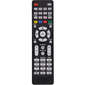 Backlit Universal TV Remote Control for Samsung,LG, Sanyo,Sony, Sharp, Vizio, Philips, Toshiba, Hitachi, JVC, TCL, Hisense, Vestel, Seiki, Insignia, Panasonic and Other Brands Smart TV Remote Control