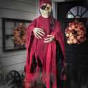 Halloween Decorations Outdoor Scary 43" Halloween Ghost Decorations Halloween Hanging Decorations for Yard Outdoor Indoor Decor