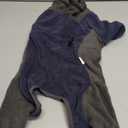 Winter Coat - Warm Fleece Dog Jacket, Full Body Pajamas Onesie for Dogs. Windproof, Cold Weather Protection. Small Size, Blue Color.