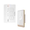 Smart Wall Light Switch, 2.4GHz 1 Gang WiFi Touch Switches, No Neutral Wire Required, 3 Way Muti Remote Control Smart Life/Tuya App, Compatible with Alexa, Google Home, (1 Pack, 1 Gang White)
