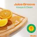 Riveira Two Tone Bamboo Wood Cutting Board  Versatile And Durable: Set Of 3 Pcs Rectangular Wooden Cutting Board  Natural Wooden Cutting Boards For Kitchen  Complete Bamboo Wooden Chopping Board