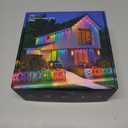 Permanent Outdoor Lights 33FT, Smart RGB-IC Eave Lights with Remote APP Control, DIY LED Color Individual, White & Colorful Christmas String Light, IP67 Waterproof for House Outside Decor