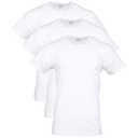 Gildan Men's Cotton Stretch T-Shirts, Multipack, Artic White (Crew 3-Pack), Medium