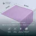 5 Pack Dual Tone Waffle Weave Kitchen Towels, 16x26 Inch, 100% Cotton, Reversible, Super Absorbent, Quick Dry, Durable Dishcloth Set, Soft Hand Towels for Cleaning, Lavender