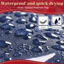 3x5 American Flag,American Flag Outdoor Heavy Duty,US Flag Vivid Color USA Flags with Brass Grommets,Embroidered Stars,Decoration Indoor Outdoor.