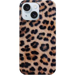 J.west Compatible with iPhone 15 Case, Phone Case iPhone 15, Soft Glossy Vintage Leopard Print Animal Design Shockproof Women Girl Protective Case Phone Cover for iPhone 15 6.1" Classic Cheetah