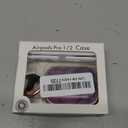 Inesore for AirPods Pro 2nd Generation Case Cover with Lock, Flowers Cute Air Pods Pro 2 Case Hard iPod Pro Cases for Women Girls with Cleaner Kit (2023 USB-C /2022/2019) -Purple Gold Marble