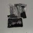 Goovilla Shelf Bracket, Heavy Duty Floating Shelf Brackets 6 inch Long, 6 Pack Brackets for Shelves, Black Coated Metal Wall Shelf Support Brackets with 1/5 Inch Thick and 160 lb. Load Capacity