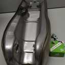 0021 Universal Motorcycle Fuel Tank Raw Steel Unpainted 2.4 Gallon for Yamaha Rd50 Rd350 Rd400