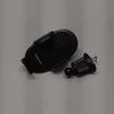 Miracase Phone Holders for Your Car with Metal Hook Clip, Air Vent Cell Phone Stand Car Mount, Universal Automobile Cradle for Garmin GPS Fit iPhone Android and All Smartphones, Dark Black (1 Pack)