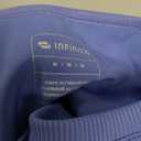 Cherokee Infinity Womens Mock Wrap Scrub Top, 4 Pockets, Rib-Knit Panel, Moisture-Wicking 360 Stretch - 2625A (Medium, Blue)