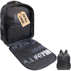 Barber Bag Large Capacity - Water-Resistant Grooming Tool Backpack for Daily Use - Hairstylist Traveling Bag w/ Compartments - Easy Clean & Organize - Barber Bags for Clippers and Supplies