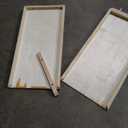 Threehoney 47" Large Christmas Porch Sign Outdoor Wooden Welcome Sign Lime Green Big Monster Christmas Porch Decor Front Door Decor for Home Xmas Holiday Farmhouse Patio Yard Entryway