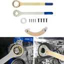 Intake/Exhaust Cam Sprocket Wrench Tool & Crank Pulley Wrench Holder Tool with Screws & Engine Cam Gear Lock/Camlock Tool Kit for Subaru STD