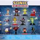 Jada Sonic The Hedgehog Nano Metalfigs 18 Pack Series 2 Die-Cast Figure Set Includes Sonic, Shadow, Amy Rose, Rouge Toys