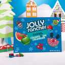 2 x Jolly Rancher Chews Candy Advent Calendar, 2024 Countdown to Christmas, Individually Wrapped, Fruit-Flavored Treats, 24 Days