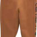 Carhartt Kid's CK8427 Fleece Logo Sweatpant - Boys, Brown (2T)