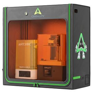 Creality Official Resin 3D Printer Enclosure with Fan Interface, 1000x500x1000mm Extra Large Space 3D Print Cover, Constant Temperature Dustproof Isolate Noise, Compatible with LCD Resin UV 3D Printer