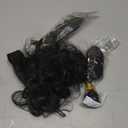 Loose Wave Bundles #1B Natural Black Human Hair Bundles 28 30 32 Inch Double Weft Loose Deep Human Hair Extensions For Women 50g/Bundle Total 150g