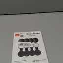 Air Tags for Android,Air Tags-4 Pack Android,2 Year Battery Life,Air Tracker Tags with 4 Case,Google Find Trackers for Google'S Find Hub App,IP65 Waterproof Luggage Tracker for Keys (Black)