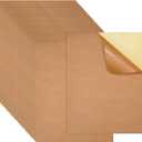 100 Sheets Kraft Sticker Paper Labels,Full Sheet Printable Sticker Letter Paper Label 8.5" x 11" Self-Adhesive DIY Craft Project Labels for Laser & Inkjet Printer