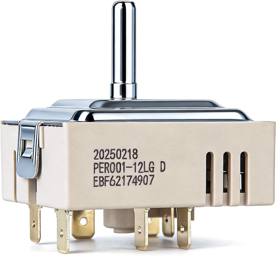 EBF62174907 Infinite Control Switch Replacement for LG Range Surface Element Replaces EBF62174902, EBF62174904 PER001-12LG D PER001-12S D