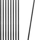 24 Set of 8 Ground Rebar Stakes Heavy Duty J Hook Ground Anchors, Curved Steel Plant Support Garden Stake with Chisel Point end, Hammer Through Hard Soil for Camping Tent - Black Powder Coated