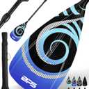 BPS New Zealand 2-Piece Adjustable Stand-up Paddle Board Paddle, Carbon Fiber or Fiberglass Shaft Comes with Carrying Paddle Bag