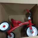 Radio Flyer Red Rider Trike, for Ages 2.5-5, Adjustable Seat, Steel Construction, Quiet Ride Wheels, Covered Storage Bin, Comfort Grip Handlebars, Easy Carry Seat Handle, Tricycle for Toddlers