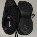 LARNMERN Steel Toe Shoes for Men Wide Women Lightweight Puncture Proof Work Safety Sneakers Breathable Slip Resistant Tennis Shoe (8.5 Women/6.5 Men, Dark)