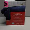 Sunbeam Royal Luxe Microplush Heated Electric Blanket Twin Size, 84" x 62", 12 Heat Settings, 12-Hour Selectable Auto Shut-Off, Fast Heating, Machine Washable, Warm and Cozy, Orion Blue