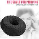 Easy to Clean Ear Hole Piercing Pillows for Ear Pain with Removable Pillowcase Cushion Head Neck Support Sleeping with Fresh Pierced Ear Earings, Universal fit