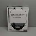 KOHLER Stonewood Quiet-Close, Round Toilet Seat Soft Close, Durable Wood, Easy Installation, Universal Fit, Home Essentials, White Finish, K-20467-0